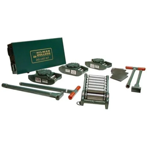 Hilman Rollers 60 Ton FT Deluxe Riggers Kit 4 Diamond Swivels KRS-60-SLD
