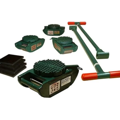 Hilman Rollers 30 Ton FT Riggers Kit 4 Diamond Swivels RS-30-SLD