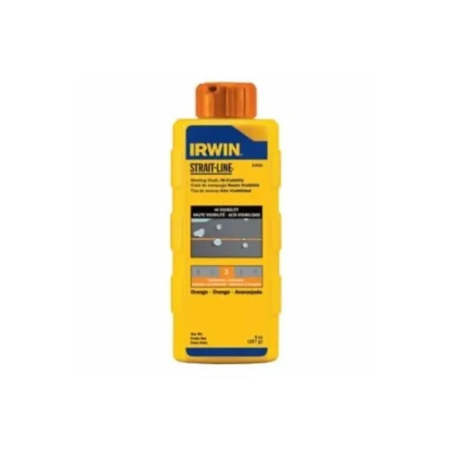 Irwin Strait-Line Hi-Visibility Marking Chalk; 8 oz; Hi Vis Orange 64905