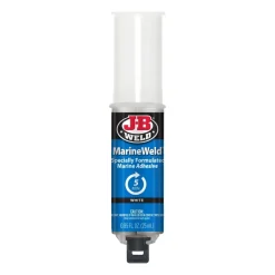 J-B Weld MarineWeld Syringe Cold Weld Epoxy (Repair Metal, Fiberglass, Plastic) 50172