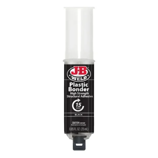 J-B Weld PlasticBonder Syringe Cold Weld Epoxy (Repair Carbon Fiber, Thermsets, Plastics) 50139