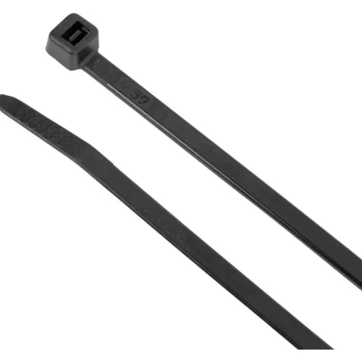 Klein Cable Ties 775", Zip Ties, 50-Pound Tensile Strength, Black 450200