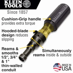 Klein Conduit Fitting and Reaming Screwdriver 85191
