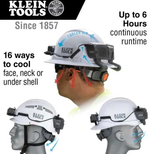 Klein Cooling Fan for Hard Hat and Safety Helmet 60155