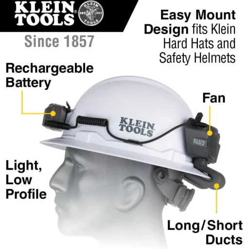 Klein Cooling Fan for Hard Hat and Safety Helmet 60155