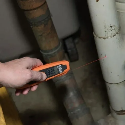 Klein Dual IR (infrared) Thermometer and Air Vent/Duct Probe IR07