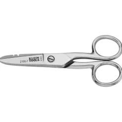 Klein Electrician's Scissors, Nickel Plated 21007