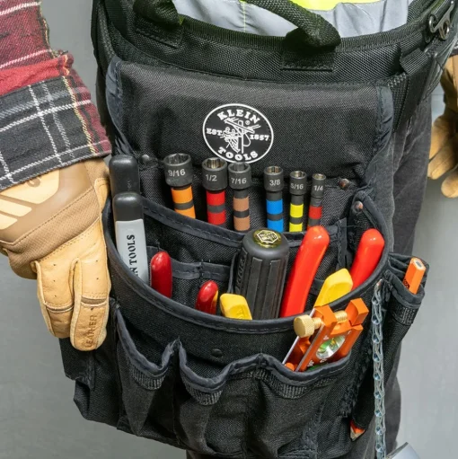 Klein Hollow Magnetic Color-Coded Ratcheting Power Nut Drivers, 7-Piece 32950