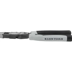 Klein Hybrid Pliers with Crimper, Fish Tape Puller and Wire Stripper J2159CRTP