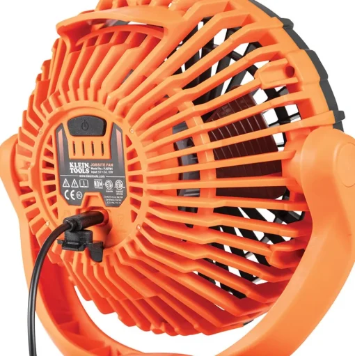 Klein Personal Jobsite Fan Rechargeable Clamp PJSFM1