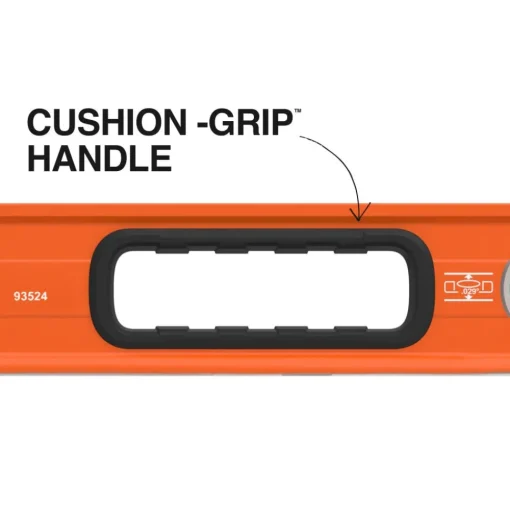 Klein Tools Box Beam Level, 3 Vial, 24" 93524