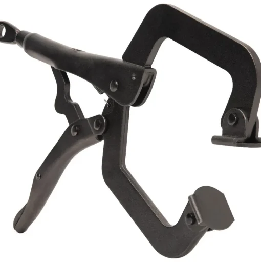 Klein Tools C-Clamp Locking Pliers With Swivel Jaws, 9" 38621