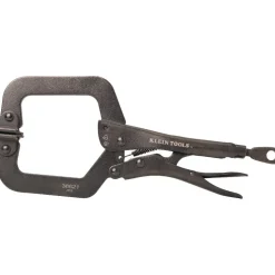 Klein Tools C-Clamp Locking Pliers With Swivel Jaws, 9