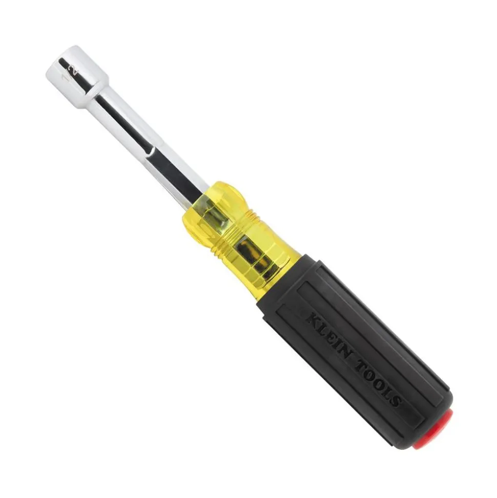 Klein Tools Color-Coded Hollow-Shaft Heavy-Duty Nut Driver, 1/2" 65412