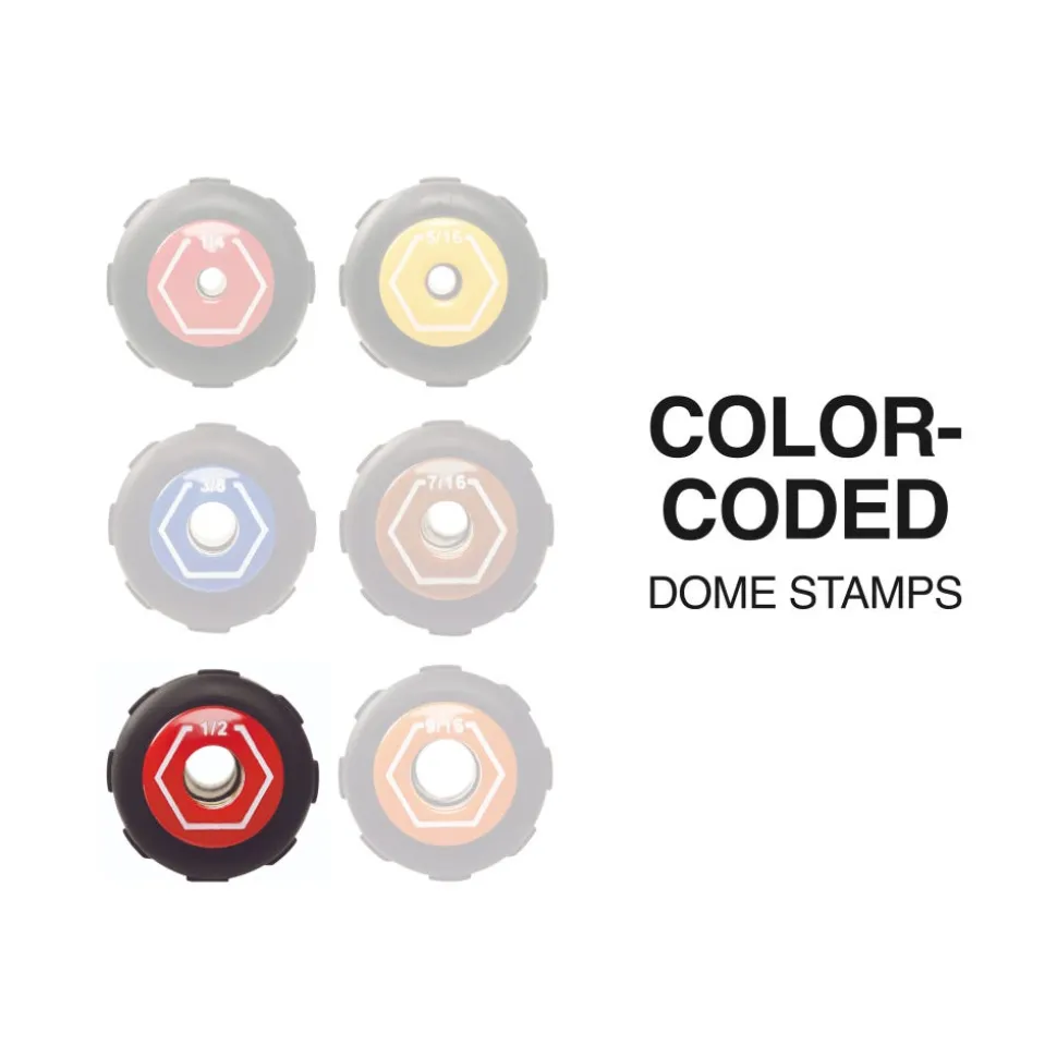 Klein Tools Color-Coded Hollow-Shaft Heavy-Duty Nut Driver, 1/2" 65412