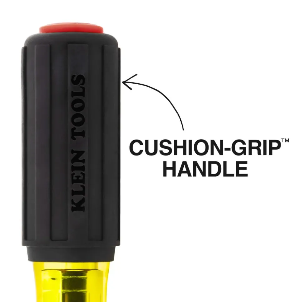 Klein Tools Color-Coded Hollow-Shaft Heavy-Duty Nut Driver, 1/2" 65412