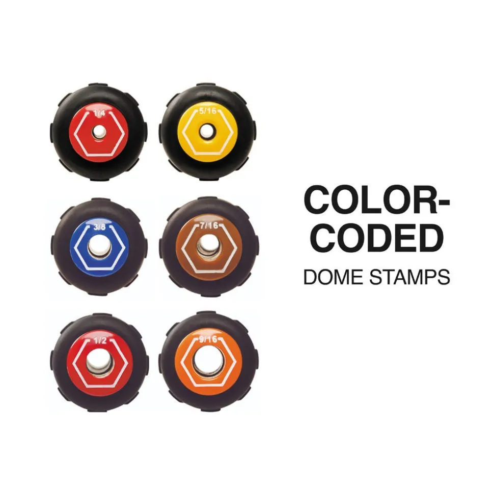 Klein Tools Color-Coded Magnetic Hollow-Shaft Heavy-Duty Nut Driver Set, 6-Piece 65456MAG