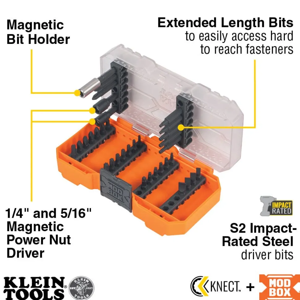 Klein Tools Impact Driver Bit Set, 35-Piece 33800
