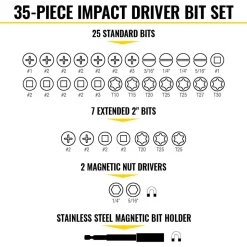Klein Tools Impact Driver Bit Set, 35-Piece 33800