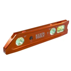 Klein Tools Lighted Torpedo Billet Level, Rare-Earth Magnet 935RBLT