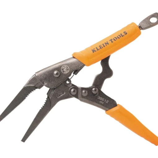 Klein Tools Long Nose Locking Pliers Set, 6- and 9", 2-Piece 38661