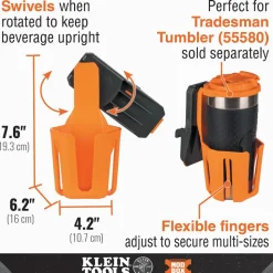 Klein Tools MODbox Cup Holder Rail Attachment 54817MB