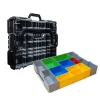 L-BOXX 1 Transparent Lid Hard Case Tool Box & 14 Bin Inset Box Set 6100001655