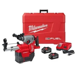 M18 FUEL 1" SDS Plus Rotary Hammer Dust Extractor w/ Fuel 1/2" Compact Impact Wrench Bundle