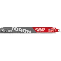 Milwaukee 9" 7 TPI Carbide Torch Sawzall Reciprocating Saw Blade (Each) 48-00-5202