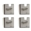 Milwaukee 1-1/2" High Speed NPT Portable Pipe Threading Dies (Set of 4) 48-36-1111