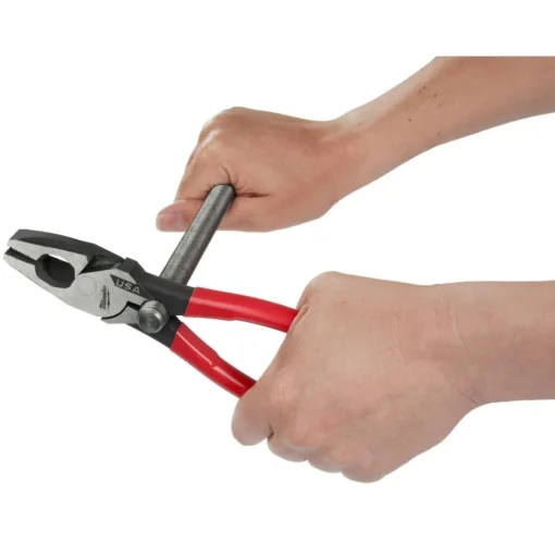 Milwaukee 9" Lineman's Dipped Grip Pliers w/ Thread Cleaner (USA) MT500T