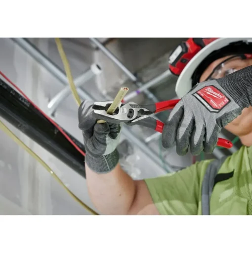 Milwaukee 9" Lineman's Dipped Grip Pliers w/ Crimper & Bolt Cutter (USA) MT500C