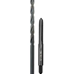 Milwaukee 12-24 NC Straight Flute Plug Tap & #16 Drill Bit 49-57-5530