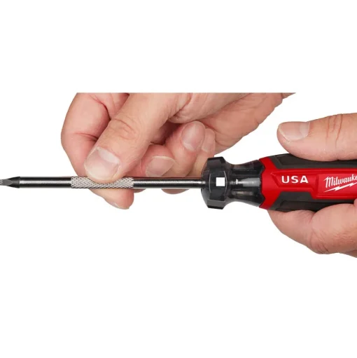 Milwaukee #3 Square 6" Cushion Grip Screwdriver (USA) MT219
