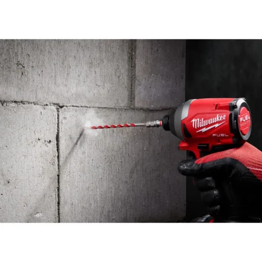 Milwaukee 5/32" x 4" x 6" SHOCKWAVE Impact Duty Carbide Hammer Drill Bit for Concrete Screws 48-20-9092
