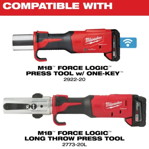Milwaukee 1/2" ZoomLock MAX Press Jaw for M18 FORCE LOGIC Press Tools 49-16-2653Z