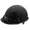 Milwaukee BOLT Hard Hat Unvented, Class E Front Brim 6pt Suspension - Black 48-73-1130