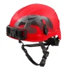 Milwaukee BOLT Type 2, Class E Unvented Safety Helmet w/ IMPACT ARMOR Liner - Red 48-73-1359