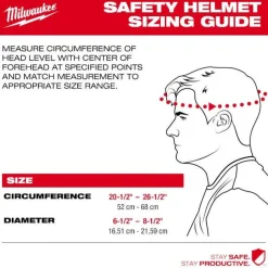 Milwaukee BOLT Type 2, Class E Unvented Safety Helmet w/ IMPACT ARMOR Liner - Red 48-73-1359