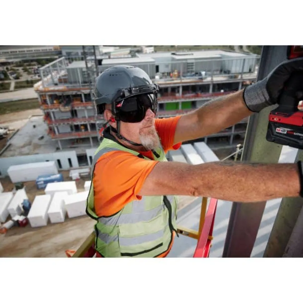 Milwaukee BOLT Type 2, Class C Vented Front Brim Safety Helmet w/ IMPACT ARMOR Liner - Red 48-73-1372