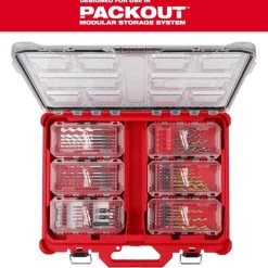 Milwaukee Customizable Small PACKOUT Compatible Case for Impact Driver Accessories 48-32-9920
