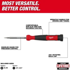 Milwaukee 4in1 Precision Multi-Bit Driver 48-22-2930