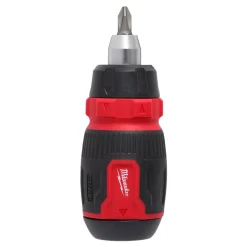 Milwaukee 8-in-1 Ratcheting Compact Multi-Bit Screwdriver 48-22-2913