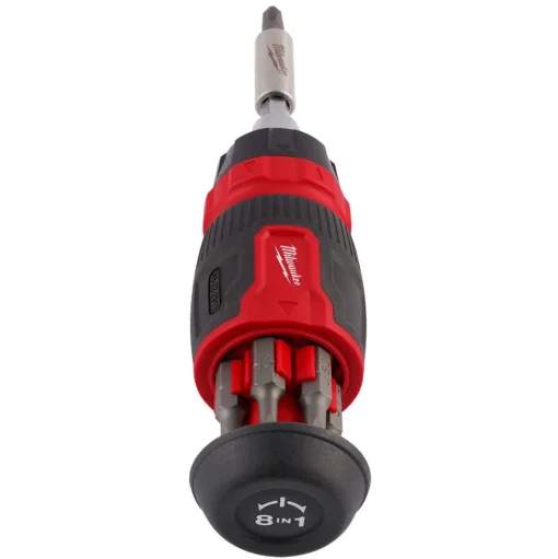 Milwaukee 8-in-1 Ratcheting Compact Multi-Bit Screwdriver 48-22-2913