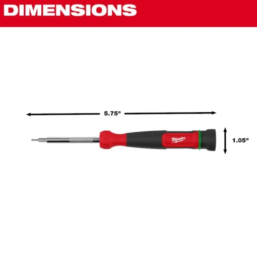Milwaukee 4-in-1 TORX Security Precision Multi-Bit Screwdriver 48-22-2931