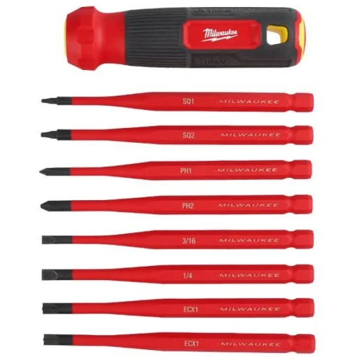 Milwaukee 8-in-1 1000V Insulated Slim Tip Multi-Bit Screwdriver 48-22-2218