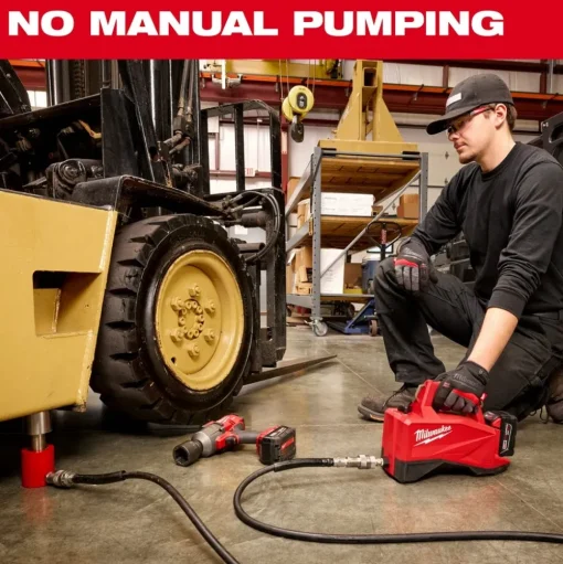 Milwaukee M18 Brushless Single Acting 60in3 10,000psi Hydraulic Pump 3120-21