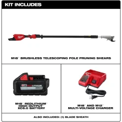 Milwaukee M18 Brushless Telescoping Pole Pruning Shears Kit 3008-21