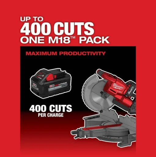 Milwaukee M18 FUEL 10" Dual Bevel Sliding Compound Miter Saw 2734-21