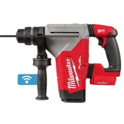 Milwaukee M18 FUEL 1-1/8" ONE-KEY SDS Plus Rotary Hammer & 5" No-Lock Paddle Switch Angle Grinder Bare Tool Bundle